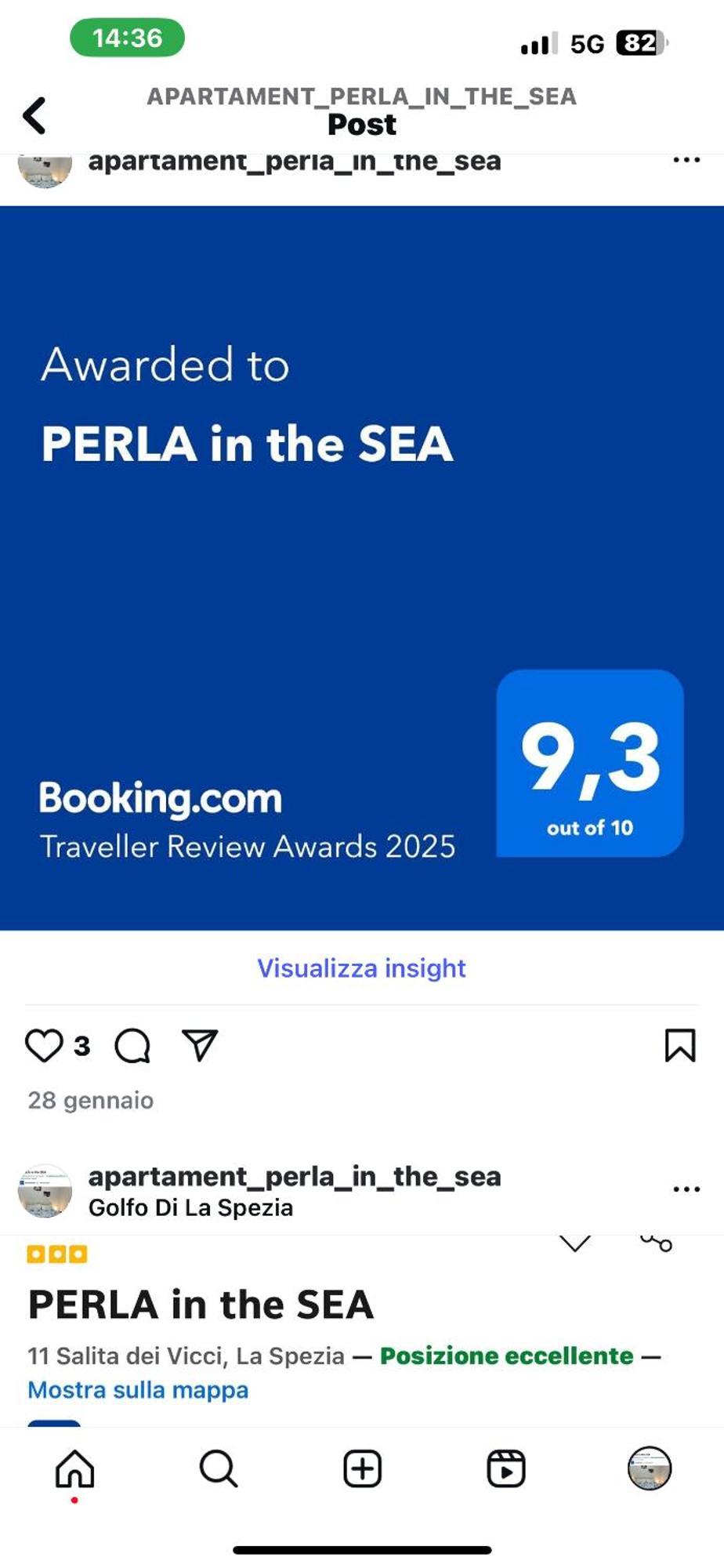 Appartamento Perla In The Sea La Spezia Esterno foto